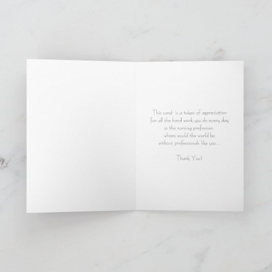 Verpleegkundigen Week Waardering-Twee Rozen Bedankkaart (Binnen)