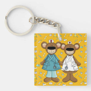 Verpleegkundigen zijn aan God ontkomen. CadeauSleu Sleutelhanger