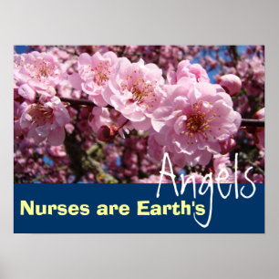 Verpleegkundigen zijn de Angels poster van de Aard