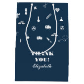 Verpleegkundigen zijn echte Angels op aarde Medium Cadeauzakje (Achterkant)