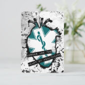 verpleegkundigen zijn het anatomische hart van de kaart (Staand voorkant)