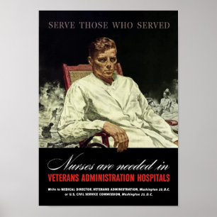 Verpleegkundigen zijn nodig — WWII VA Poster