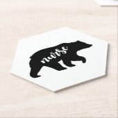 Verpleeglijk Beer Kartonnen Onderzetters (Schuin)