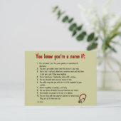 Verpleeglijk Briefkaart (Staand voorkant)