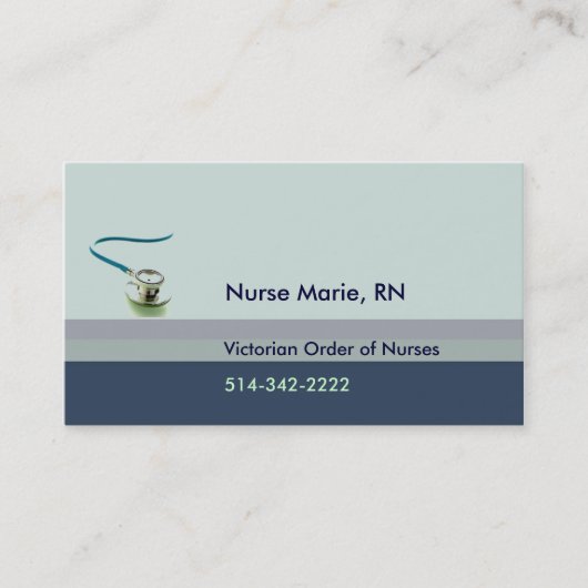 Verpleeglijk Visitekaartje (Voorkant)