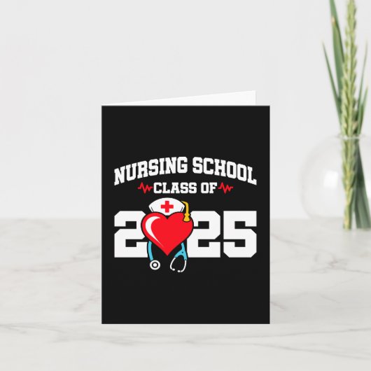 Verpleegschool Afstuderen 2025 Verpleegkundig Afst Kaart (Voorkant)