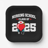 Verpleegschool Afstuderen 2025 Verpleegkundig Afst Papieren Bordje (Voorkant)