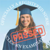 Verpleegschool afstuderen, slagen voor NCLEX RN ex Sticker (Voorkant)