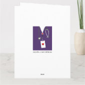 Verpleegschool RN Verpleegbare Afstuderen Kaart (Achterkant)