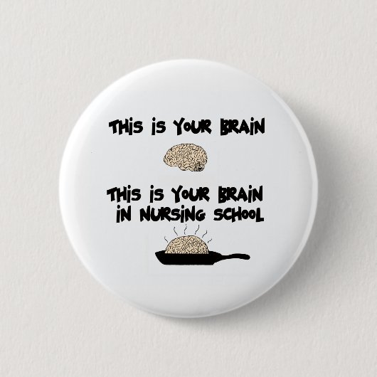 Verpleegschool Ronde Button 5,7 Cm (Voorkant)