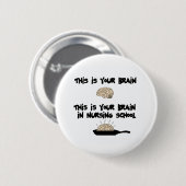 Verpleegschool Ronde Button 5,7 Cm (Voorkant /achterkant)