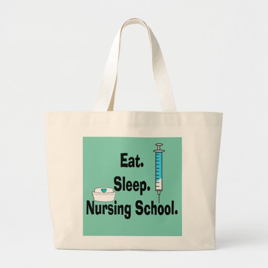 Verpleegschool Student Canvas tas (Voorkant)