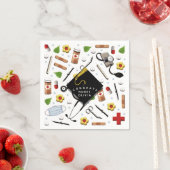 Verpleegster afstudeerfeest servetten (Insitu)