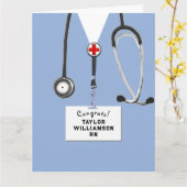 Verpleegster Afstuderen Kaart (Gele Bloem)