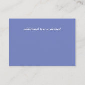 Verpleegster bedankkaartjes - Meervoudig of enkelv Advieskaart (Achterkant)