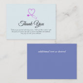 Verpleegster bedankkaartjes - Meervoudig of enkelv Advieskaart (Voorkant / Achterkant)