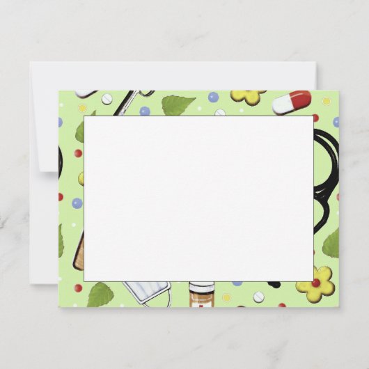 Verpleegster bedankt (Achterkant)