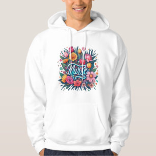 Verpleegster Bloemen Verpleegster Hoodie
