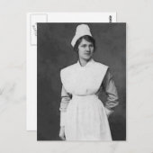  verpleegster briefkaart (Voorkant / Achterkant)