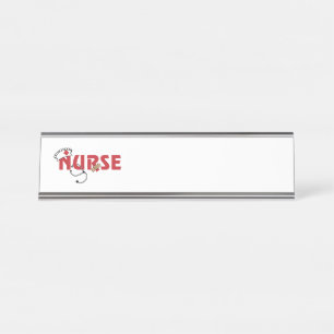 Verpleegster Bureau Naambordje