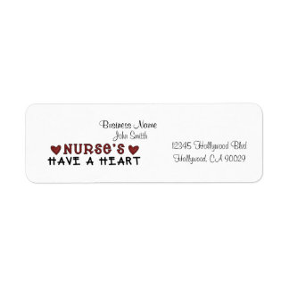 Verpleegster Business Address Label