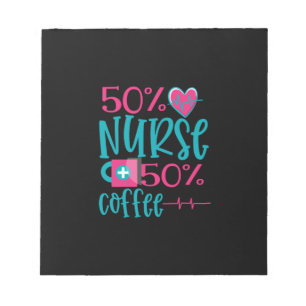 Verpleegster Cadeau   50 Verpleegster 50 Koffie Notitieblok