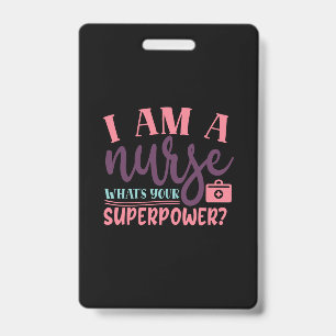 Verpleegster Cadeau Ik Ben Een Verpleegster Wat Badge