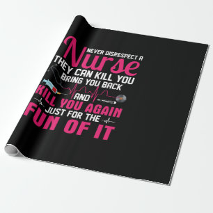 Verpleegster Cadeau Nooit Een Verpleegster Ontee Cadeaupapier