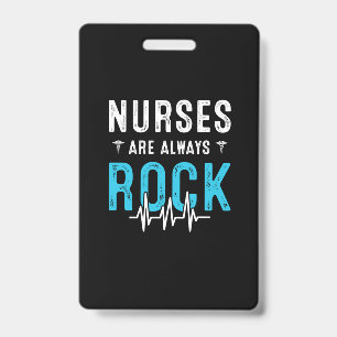 Verpleegster Cadeau   Verpleegsters zijn altijd ro Badge