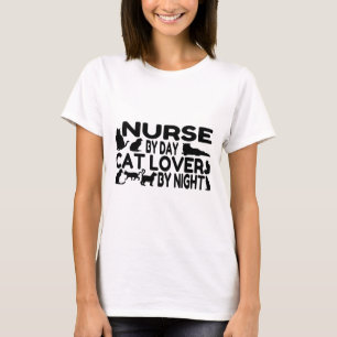 Verpleegster Cat Lover T-shirt