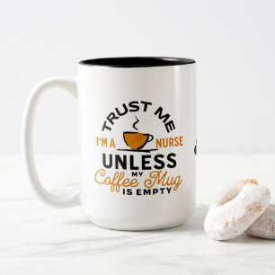 Verpleegster Coffee LoveMug Cadeau Gezondheidszorg Tweekleurige Koffiemok