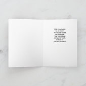 Verpleegster Dank U in Rood Wit en Zwart Bedankkaart (Binnen)