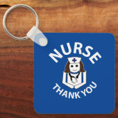 Verpleegster dank u Verpleegster Sleutelhanger (Voorkant)