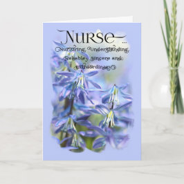 Verpleegster/de Gelukkige Dag van Verpleegsters - Kaart