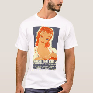 Verpleegster de WPA van de Baby van 1938 T-shirt