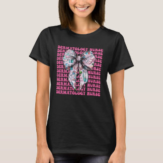 Verpleegster Dermatologie Derm Girl Coquette Strik T-shirt
