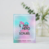 Verpleegster - Deze superheld draagt kruiden - voe (Staand voorkant)