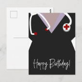 Verpleegster Dokter Dierenarts Karakter Uniform Ve Briefkaart (Voorkant / Achterkant)