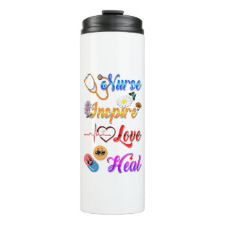 Verpleegster Drinkware Inspireer Liefde Genees Med Thermosbeker