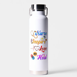 Verpleegster Drinkware Inspireer Liefde Genees Med Waterfles