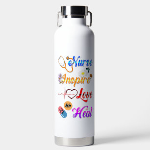 Verpleegster Drinkware Inspireer Liefde Genees Med Waterfles