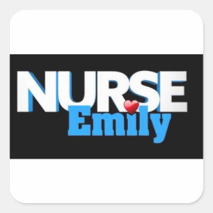 Verpleegster Emily Show Sticker