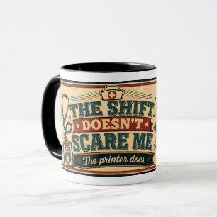 Verpleegster Funny Shift Survival Funny Cadeau Mok