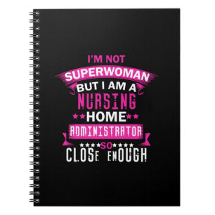 Verpleegster Gift Ik ben geen superwoman Notitieboek