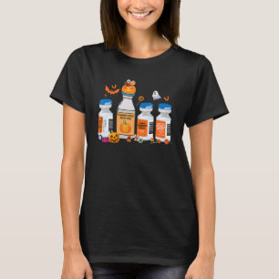 Verpleegster Halloween Pompoen Specerij Propofol A T-shirt