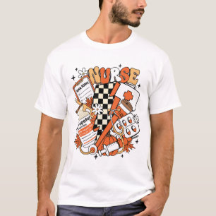 Verpleegster Halloween Schattigee Herfst T-shirt