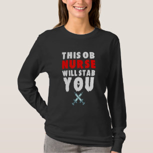 Verpleegster Halloween Steekt Je Schrikbarend Spo T-shirt