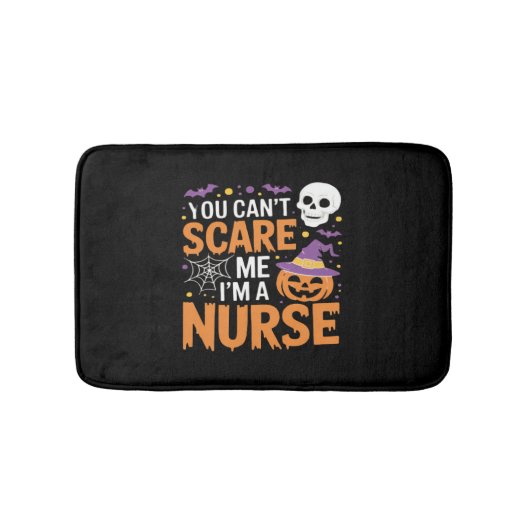 Verpleegster Halloween Witch Funny Nursing Essenti Badmat (Voorkant)