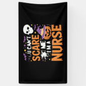 Verpleegster Halloween Witch Funny Nursing Essenti Spandoek (Verticaal)