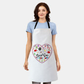 Verpleegster Hart, Halloween Oversized T-shirt Schort (Gedragen)